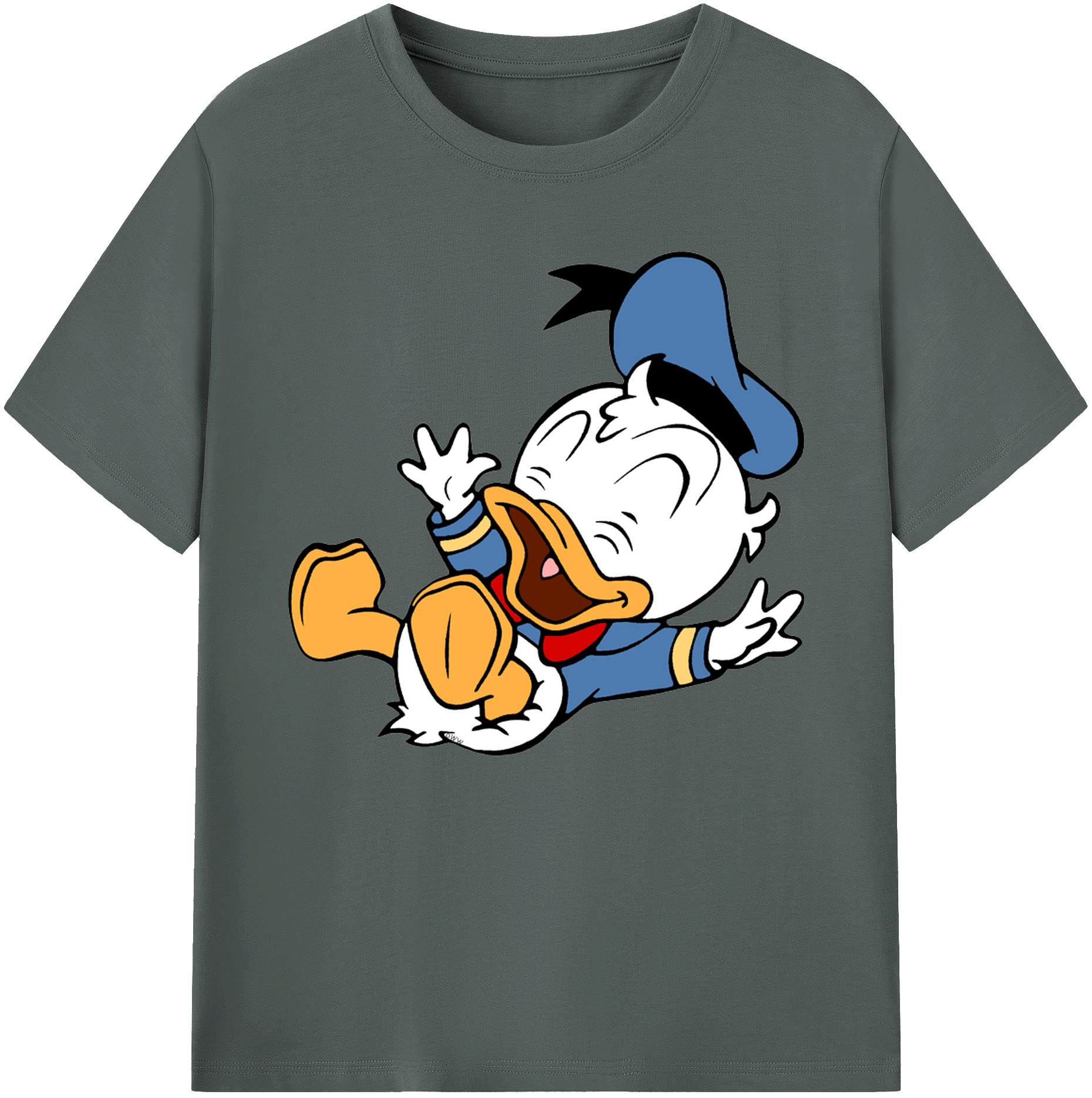 ミッキーマウス Mickey Mouse 綿100％ メンズ半袖Tシャツ｜肌触りやわらか＆通気性